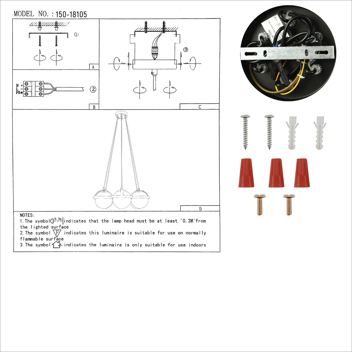 7 Amber Globe Daisy Ceiling Light product photograph showing design detail and finish